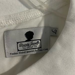 Dainty Jewells white dress.  Large